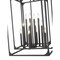 Z-Lite Easton Chandelier, 12-Light, 20.5 In.W x 33 In.H, Matte Black/Matte Black 3038-12MB - alternate 4